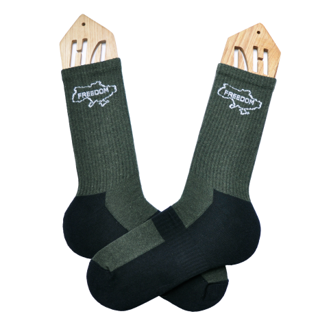 Носки с махровой стопой "FREEDOM"  Арт. 460