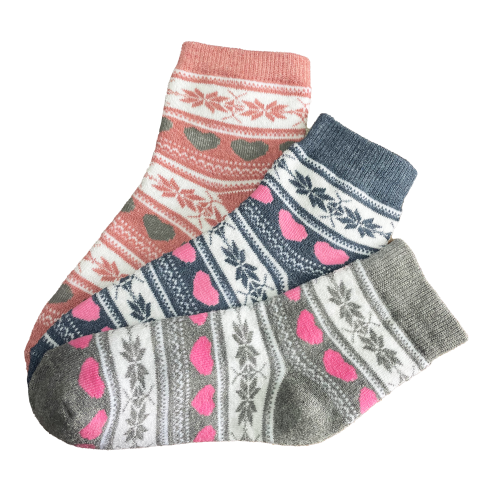 Махровые детские зимние носки микс цветов в упаковке.