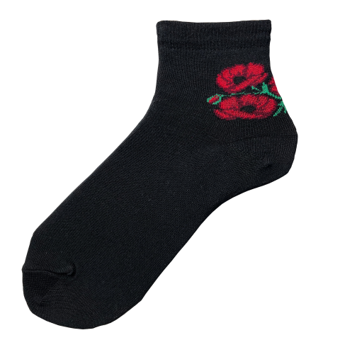 Носки "Маки" женские